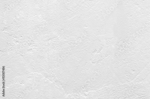 white plastered wall background or texture photo