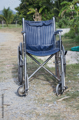 Old Transport Wheelchair