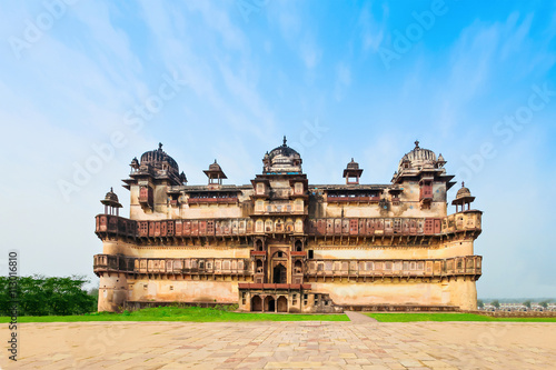 Jehangir Mahal  Orchha Fort  in Orchha  India