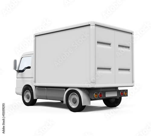 Delivery Van Isolated © nerthuz