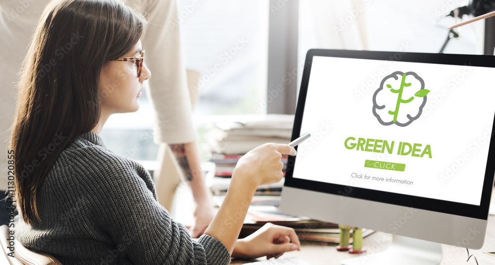 Green Idea Conservation Conservation Nature Concept Green Idea Conservation Conservation Nature Concept