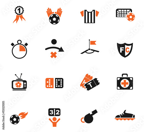 football icon set