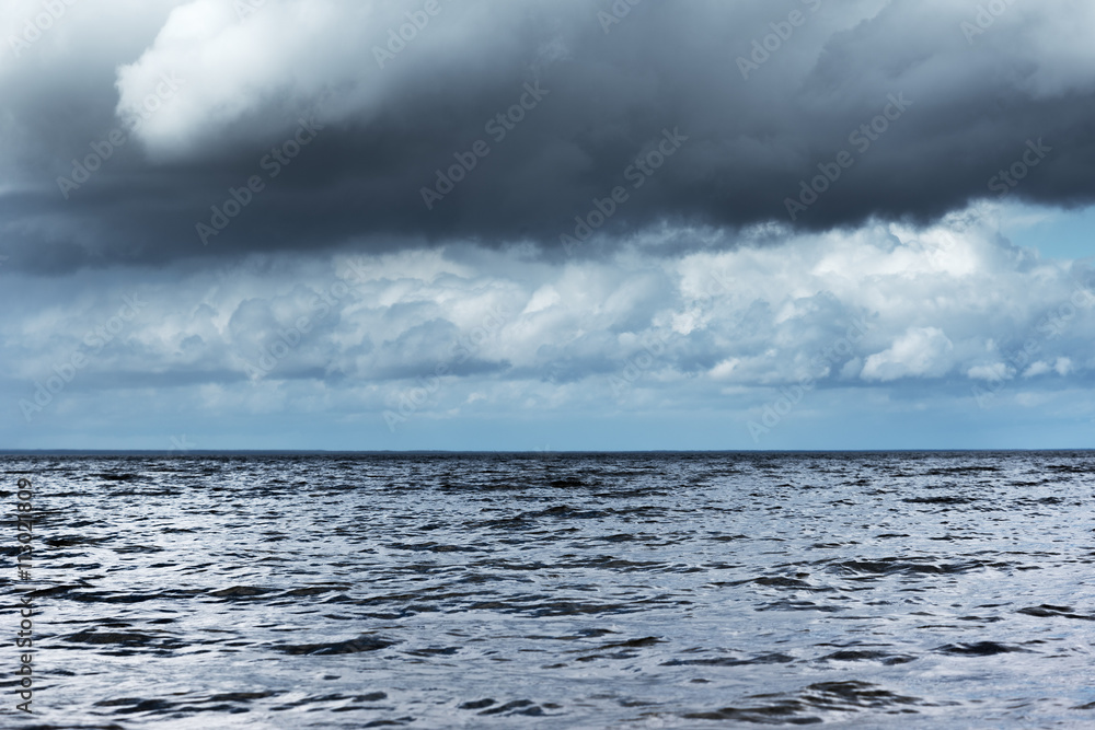 Obraz premium Stormy Baltic sea.