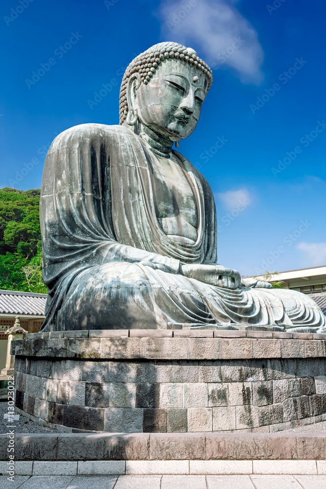 The Great Buddha of Kotokuin Temple in Kamakura, Japan. The Great Buddha of Kotokuin Temple in Kamakura, Japan.