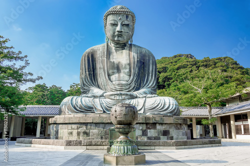 The Great Buddha of Kotokuin Temple in Kamakura  Japan.