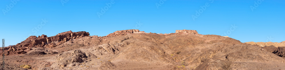 Desert and mountain canyons