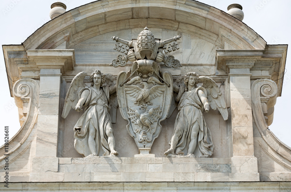 Obraz premium The Fontana dell'Acqua Paola also known as Il Fontanone (