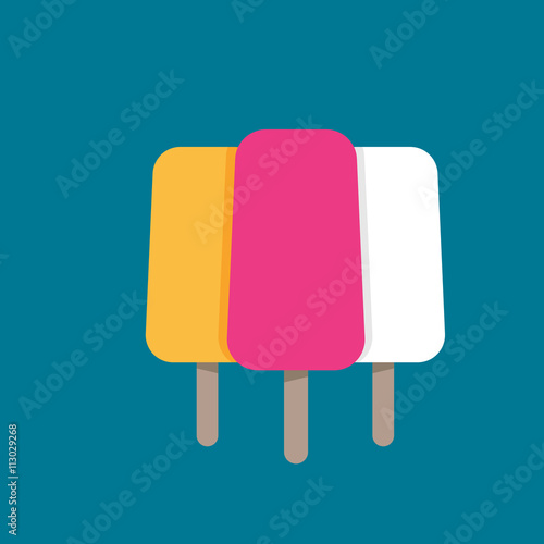 collection glace,vecteur