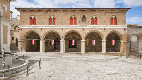 building in Fabriano Italy Marche