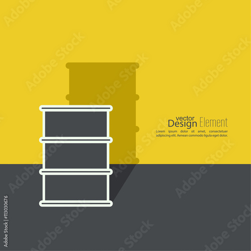 Icon petroleum barrels