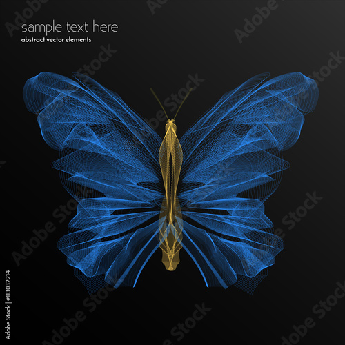 Photography Vector abstract waves and lines background