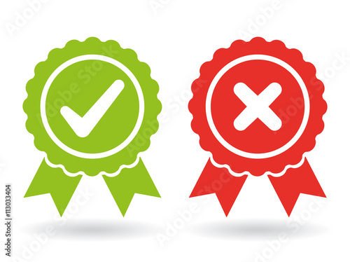 Approved and Rejected icon