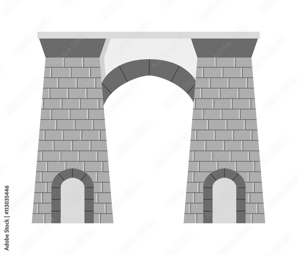 Arch vector icon isolated Arch vector icon isolated