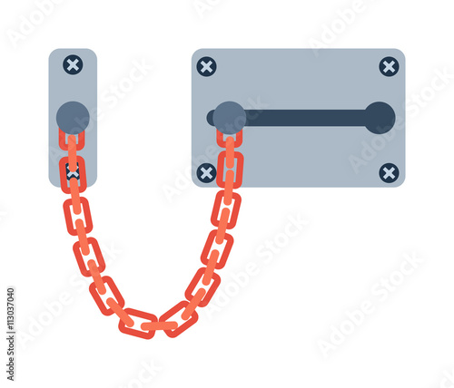 Lock icon isolated on white