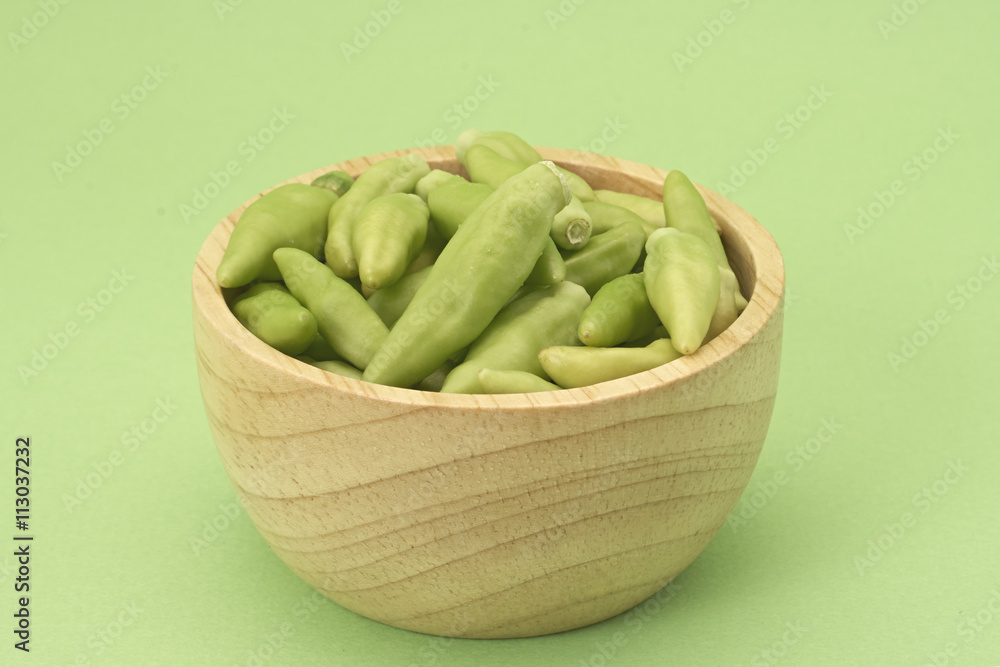 Green chilli pepper Green chilli pepper