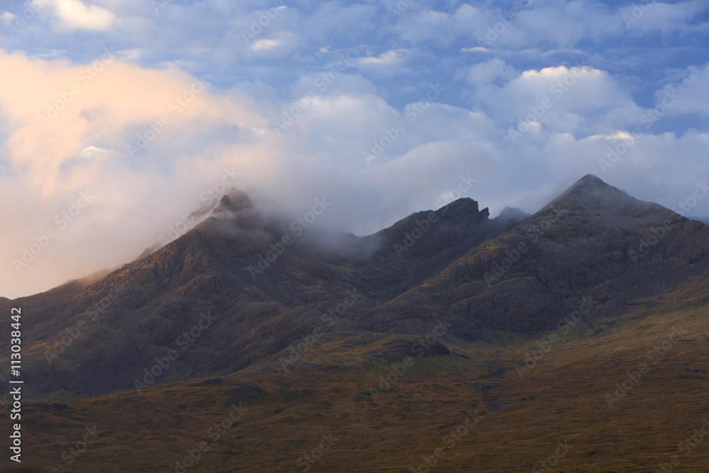 Cuillin Hills, Isle of Skye, Inner Hebrides, west coast, Scotland Cuillin Hills, Isle of Skye, Inner Hebrides, west coast, Scotland