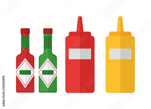 BBQ sauce vector illustration.