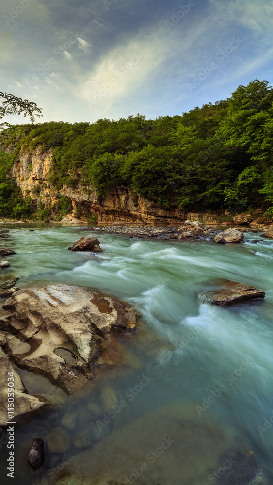 Fototapeta premium Mountain river