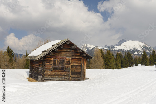 Ski Hütten in den Alpen  © artepicturas