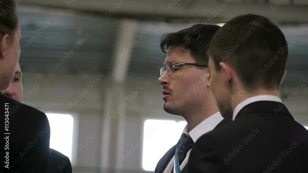 businessmen discussing something businessmen discussing something