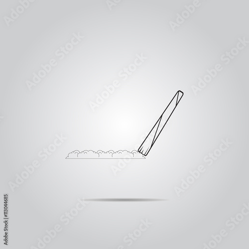 Cocaine speed drug vector icon