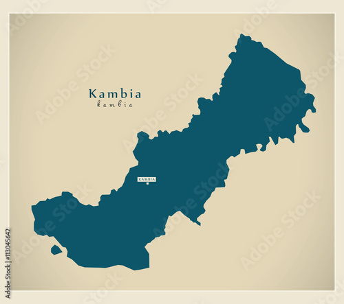 Modern Map - Kambia SL