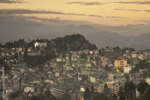 View of city center, Darjeeling, West Bengal