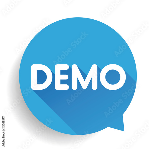 Demo button vector