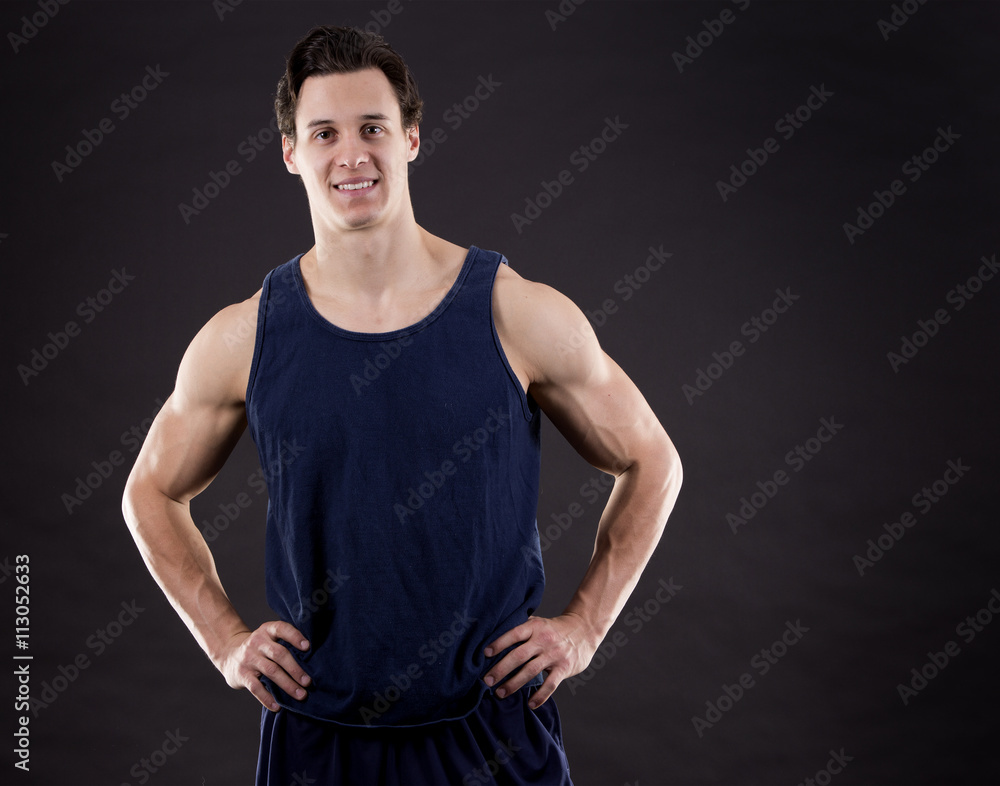 Fototapeta premium fitness young man