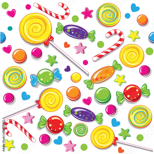 candy seamless pattern