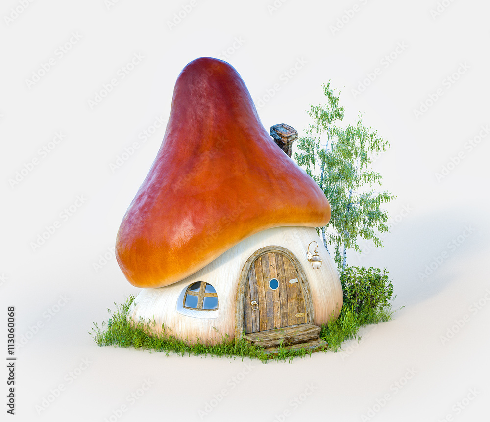 Fototapeta mushroom house