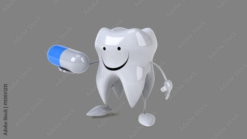 Fun tooth - Computer animation Fun tooth - Computer animation