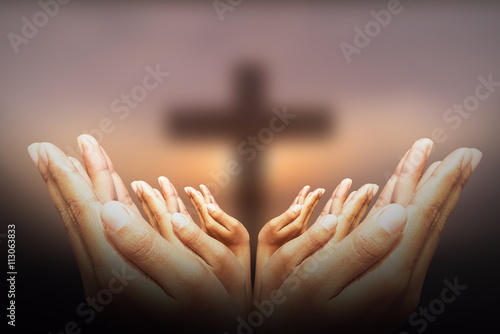 Hands, bless the cross in the sky.