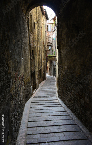 Perugia, a beautiful medieval city capital of Umbria region, central Italy © ValerioMei