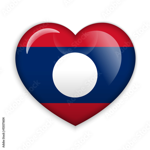Love Laos. Flag Heart Glossy Button Free Download Love Laos. Flag Heart Glossy Button - GFXLoad