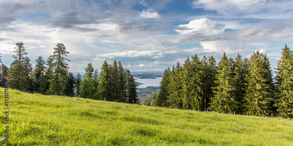 Fototapeta premium blick zum chiemsee