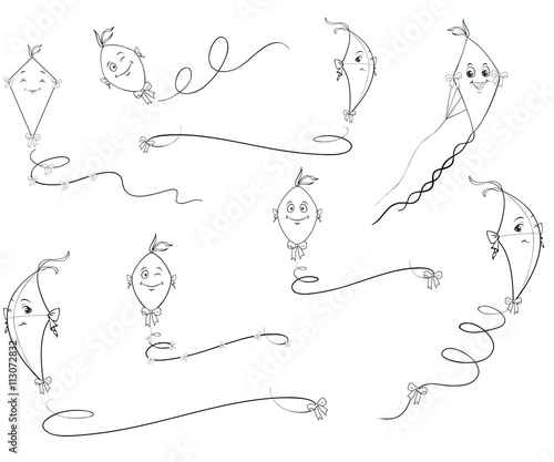 kite icon collection