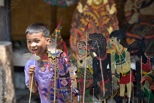 shadow puppet (Thai nane: Nang Talung) photo