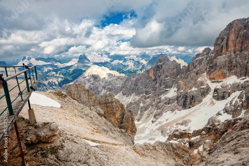 Peaks of the Dolomites, Italy © andras_csontos