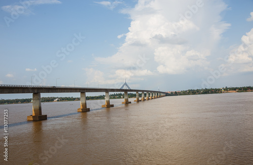 Wallpaper Mural Bridge across the Mekong River in Mukdahan,Thailand Torontodigital.ca