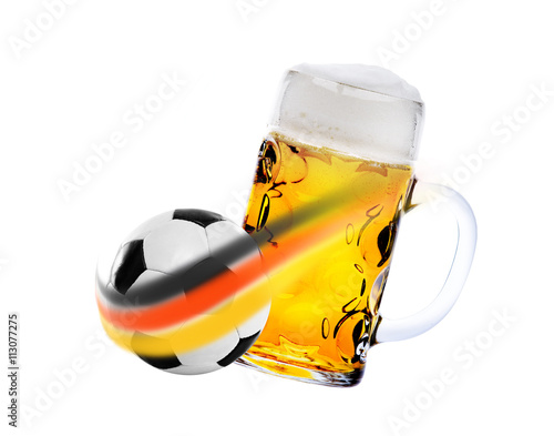 Fußball und Bier