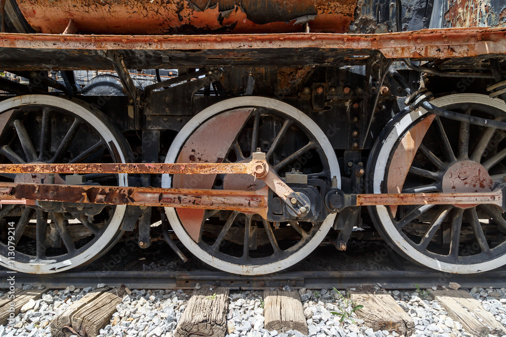 Historical Train Locomotive
