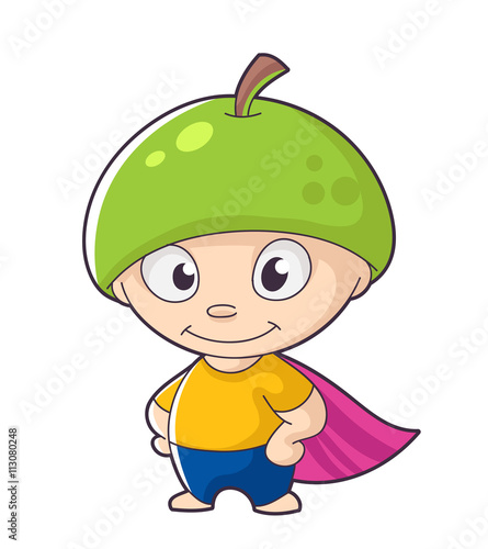 cute fruit hero