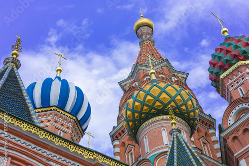 St Basils cathedral on Red Square in Moscow