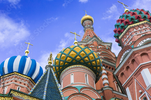 St Basils cathedral on Red Square in Moscow