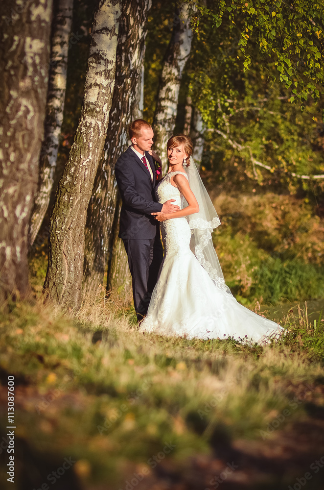 Beautiful wedding couple is enjoying wedding Beautiful wedding couple is enjoying wedding