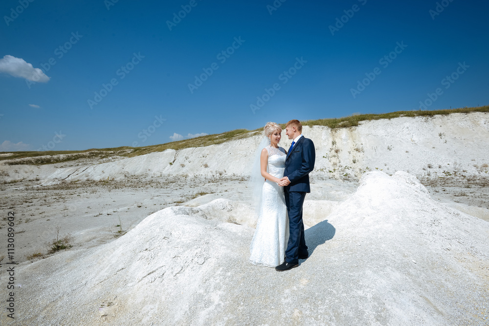 Beautiful wedding couple is enjoying wedding Beautiful wedding couple is enjoying wedding
