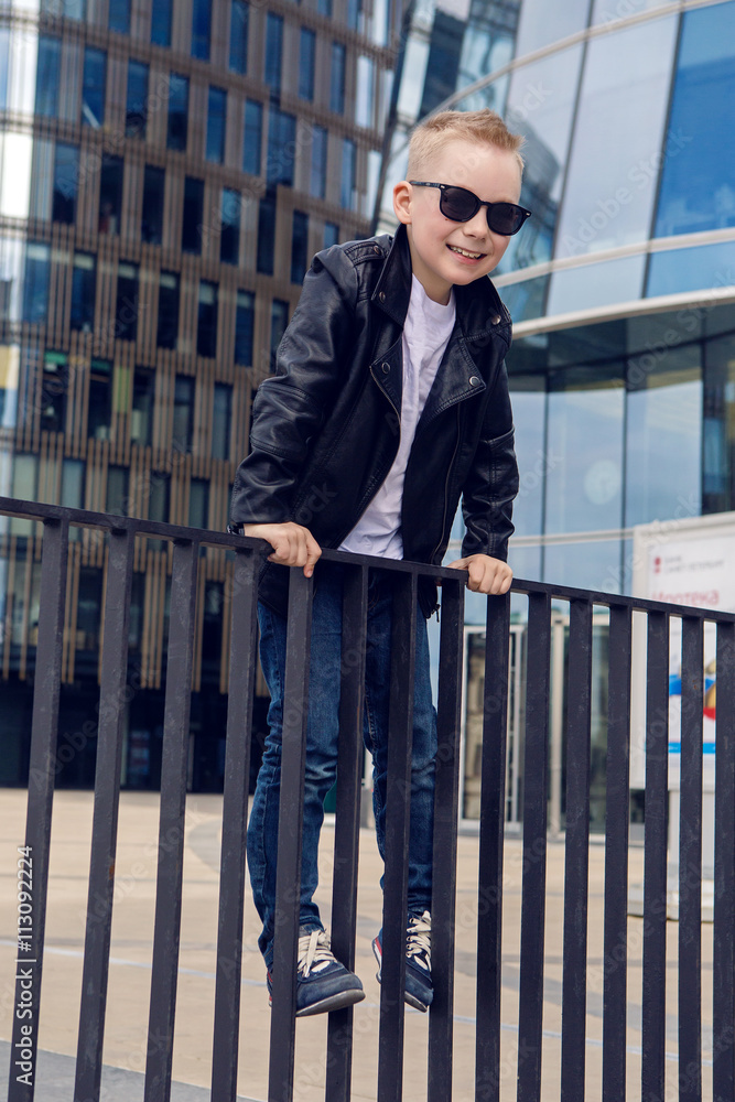 baby boy 7 - 8 years in sunglasses baby boy 7 - 8 years in sunglasses