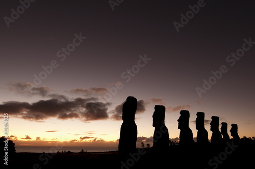 Ahu Akivi, Rapa Nui (Easter Island), Chile photo