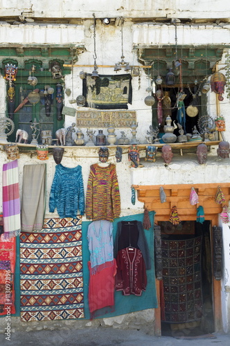 House front, Leh, Ladakhn Himalayas photo